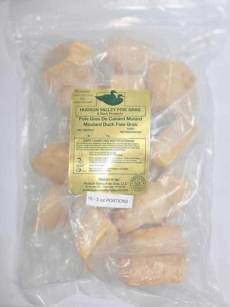 Wholesale Hudson Valley Farms Sliced Foie Gras 2oz 2 Lb- Bulk