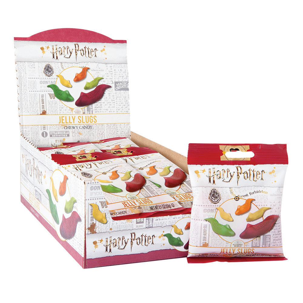 Wholesale Jelly Belly Harry Potter Gummy Slugs 2.1 Oz Peg Bag- Bulk