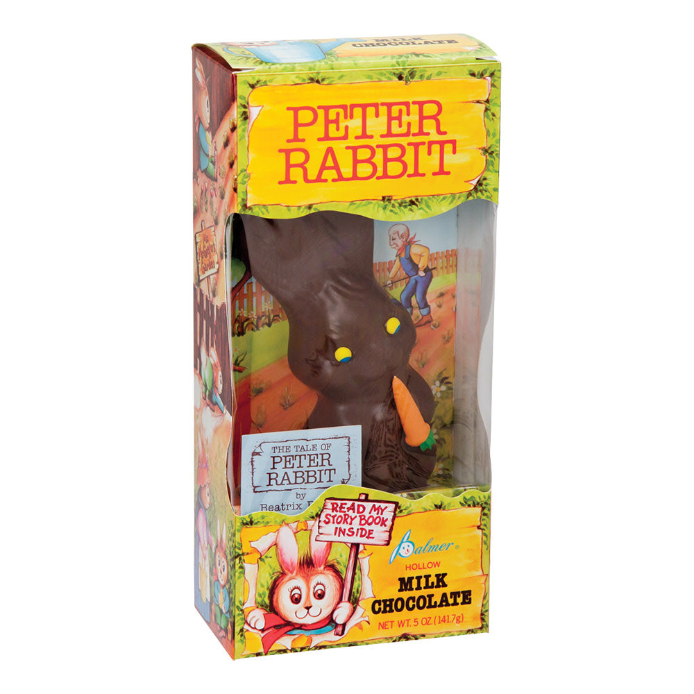 Wholesale Peter Rabbit Hollow Milk Chocolate Bunny 5 Oz Box- Bulk
