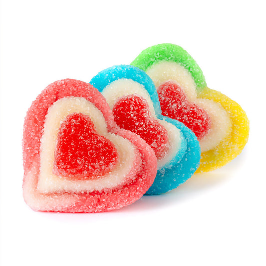 Wholesale Müttenberg Candy Triple Layer Hearts- Bulk