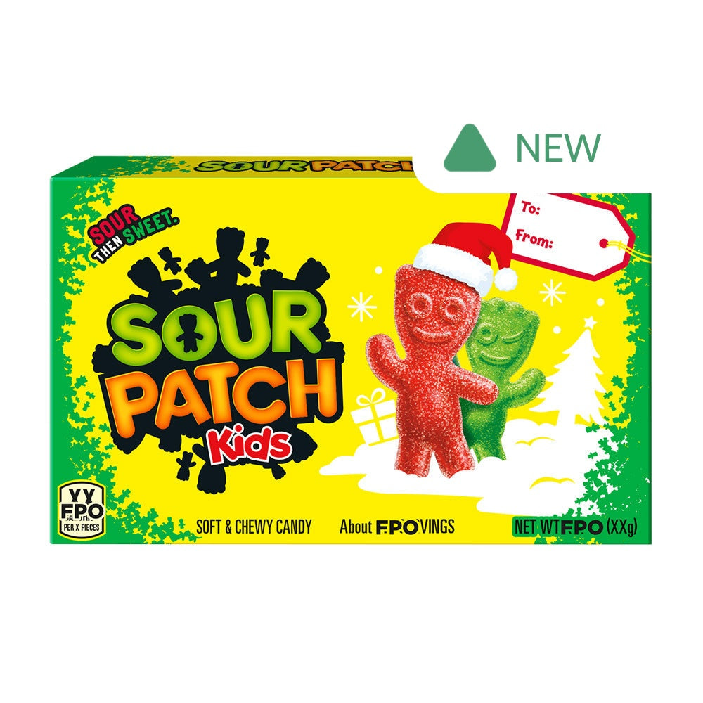 Wholesale Sour Patch Kids Christmas 3.1 Oz Theater Box- Bulk