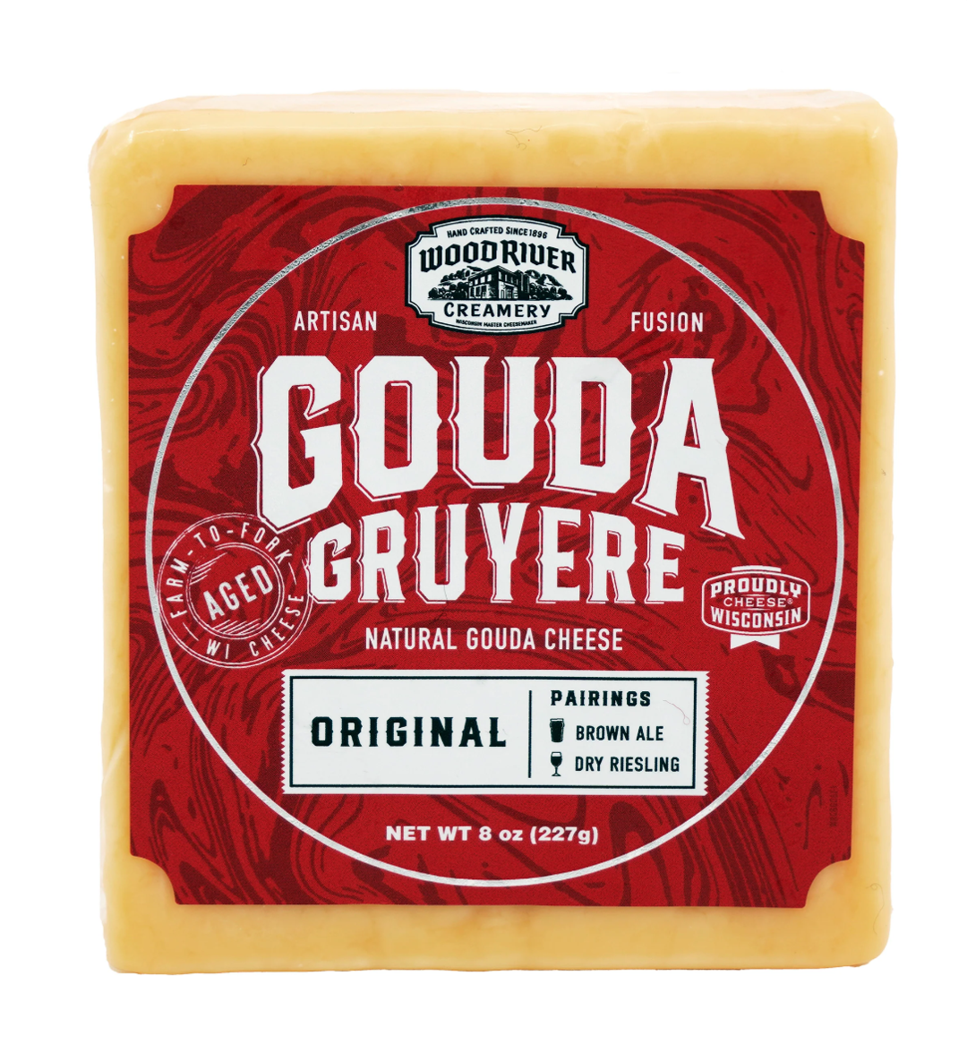 Wholesale Wood River Gouda Gruyere 8Oz- Bulk