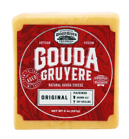 Wholesale Wood River Gouda Gruyere 8Oz- Bulk
