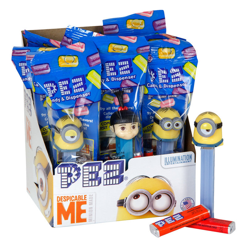 Wholesale Pez Despicable Me Minions Assortment 0.58 Oz- Bulk