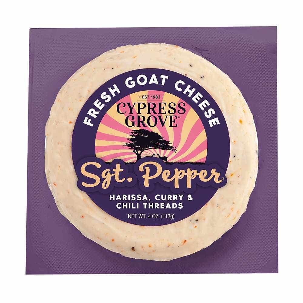 Wholesale Cypress Grove Sgt. Pepper Goat Cheese Disk 4 Oz- Bulk