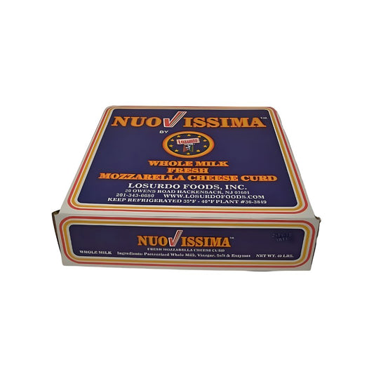 Wholesale Nuovissima Fresh Mozzarella Curd Cheese | 20 lb- Bulk