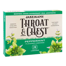 Wholesale Jakemans Throat & Chest Peppermint Cough Drops 24 Pc 3 Oz Box- Bulk