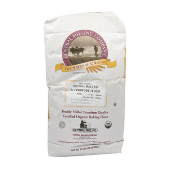 Wholesale Central Milling Organic Beehive Unbleached All Purpose Flour 25lb- Bulk