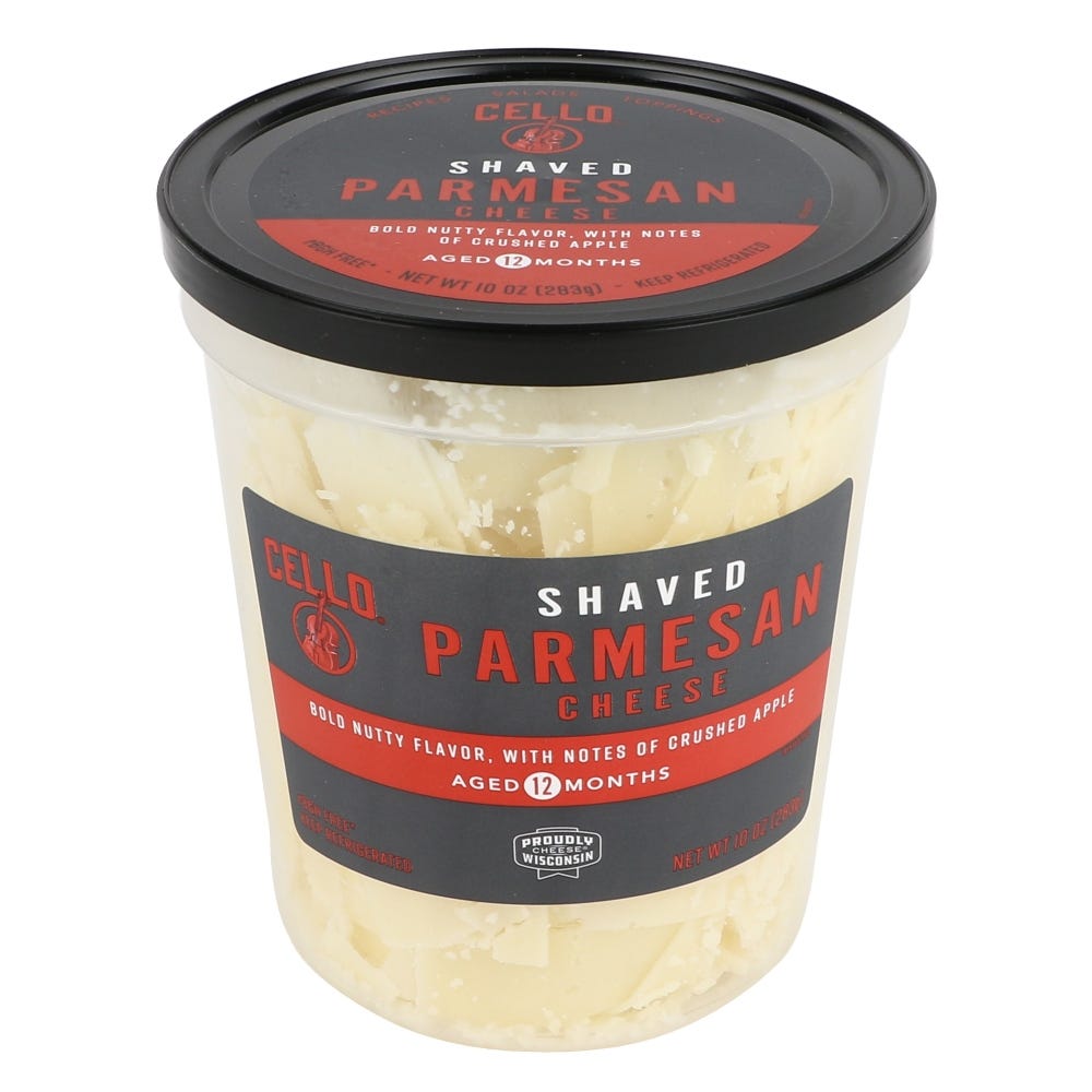 Wholesale 12 Month Aged Parmesan Cheese Shaved- Bulk