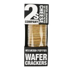 Wholesale 2S Company Cracked Pepper Wafer Crackers 3.5 Oz- Bulk