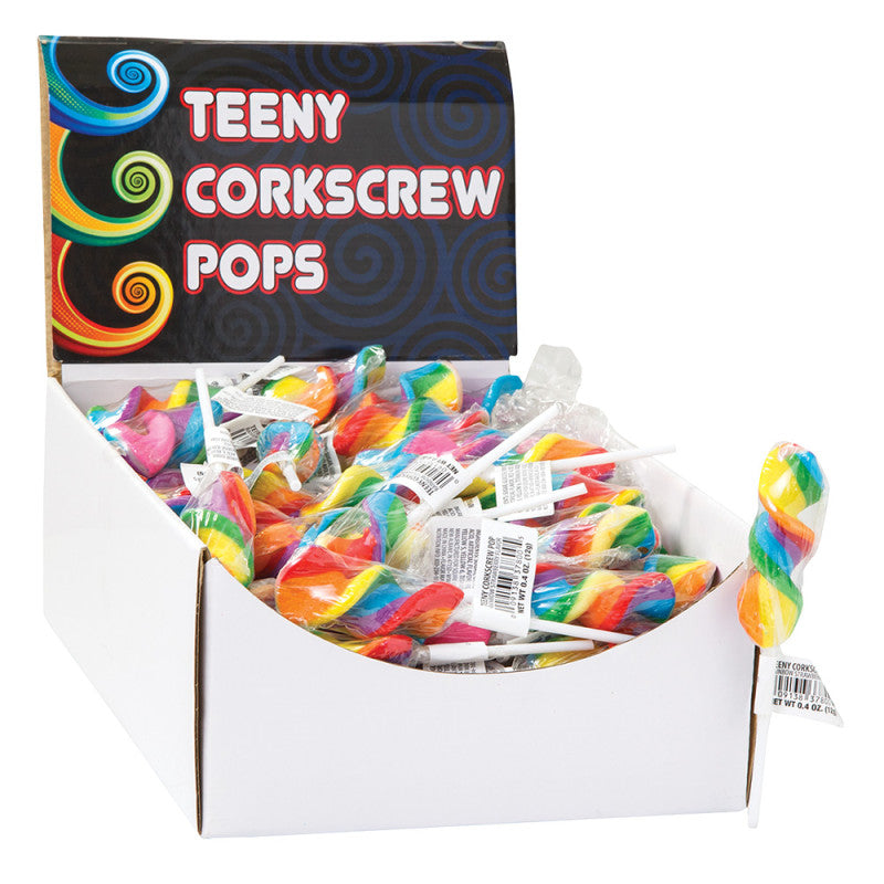Wholesale Teeny Corkscrew Pop 0.4 Oz- Bulk