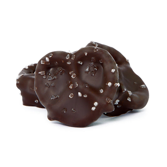 Wholesale BoxNCase Dark Chocolate Sea Salt Caramel Pretzels- Bulk