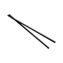 Wholesale Cell-O-Core Case 6In Fat Black Plastic Straw- Bulk