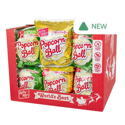 Wholesale Christmas Popcorn Ball 1 Oz- Bulk