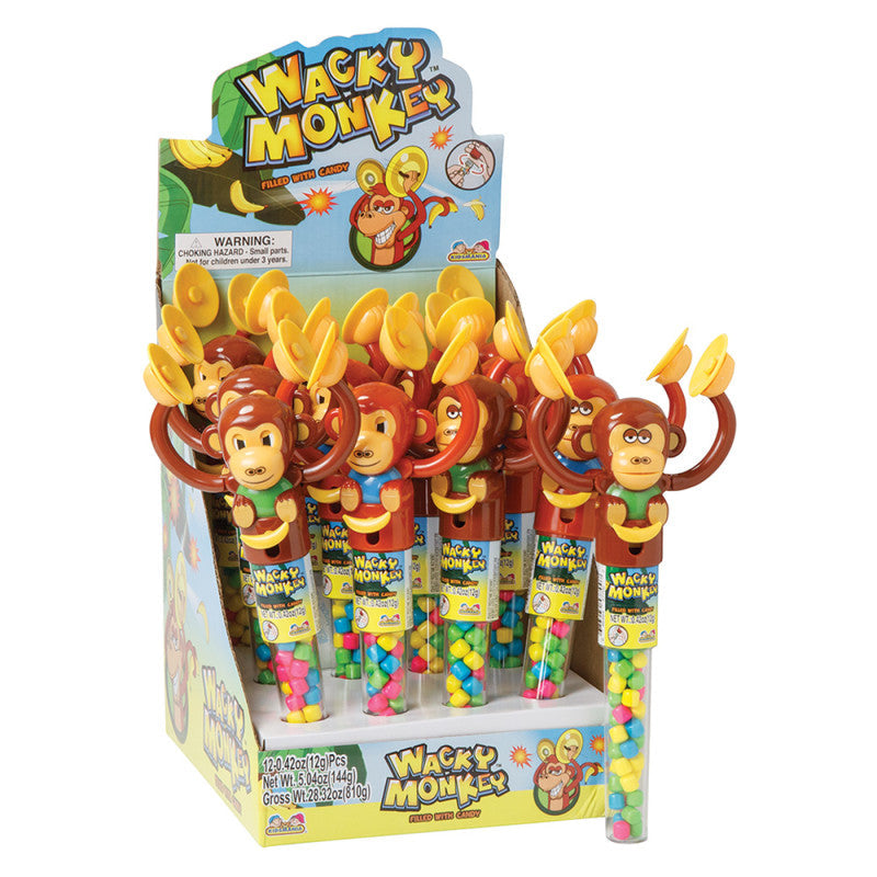 Wholesale Wacky Monkey Filled With Candy 0.42 Oz- Bulk