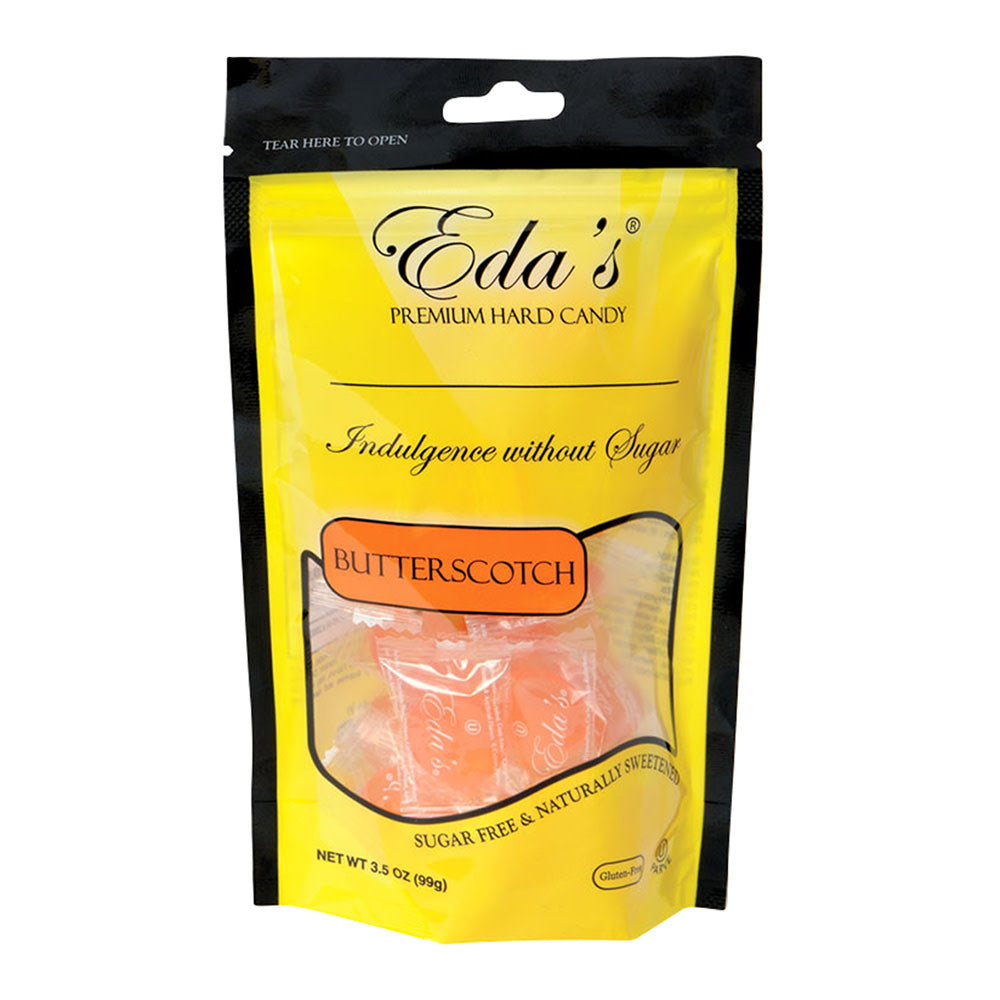 Wholesale Eda'S Sugarfree Butterscotch 3.5 Oz Pouch- Bulk