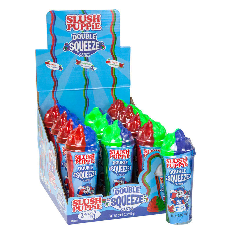 Wholesale Slush Puppie Double Squeeze Candy 2.82 Oz- Bulk