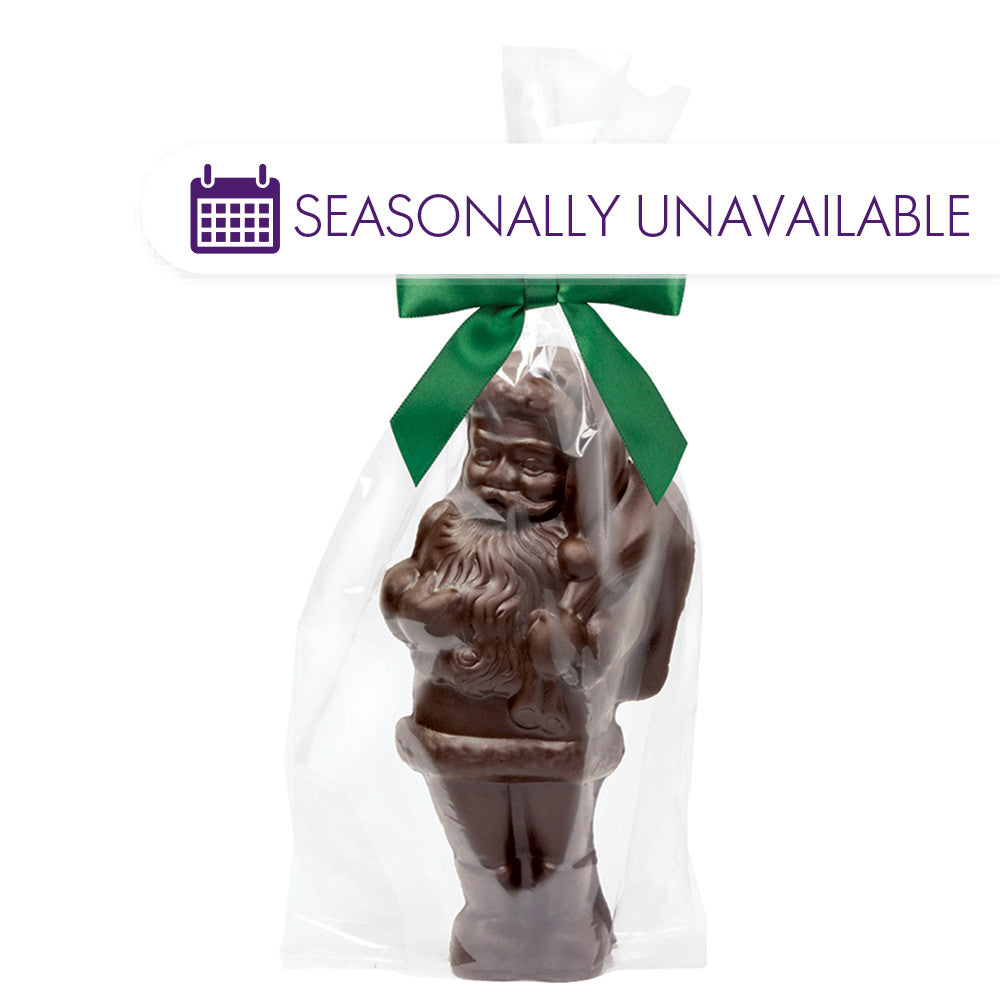 Wholesale Nancy Adams Solid Dark Chocolate Santa 15 Oz- Bulk