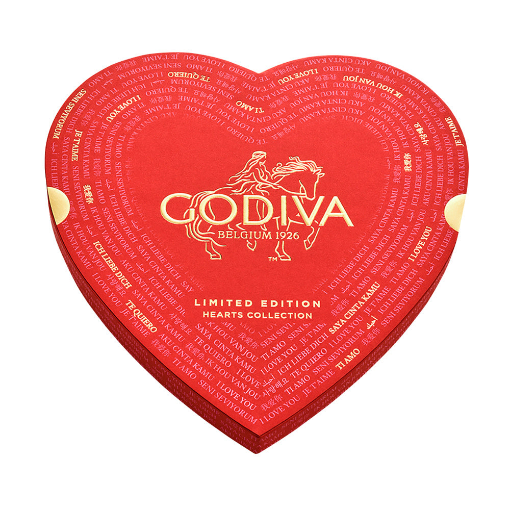Godiva 14 Pc Heart 5.3 Oz Box