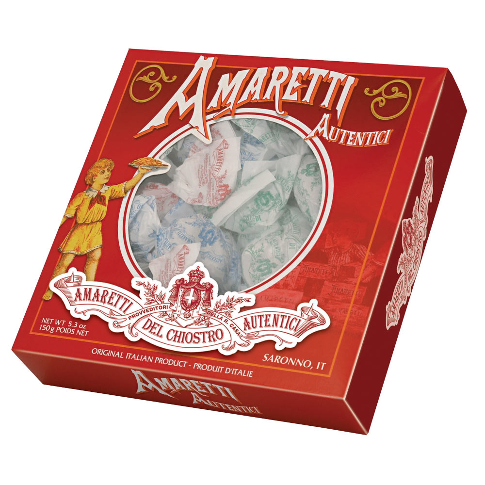 Wholesale Chiostro Amaretti Cookie Window Box | 5.3 oz- Bulk