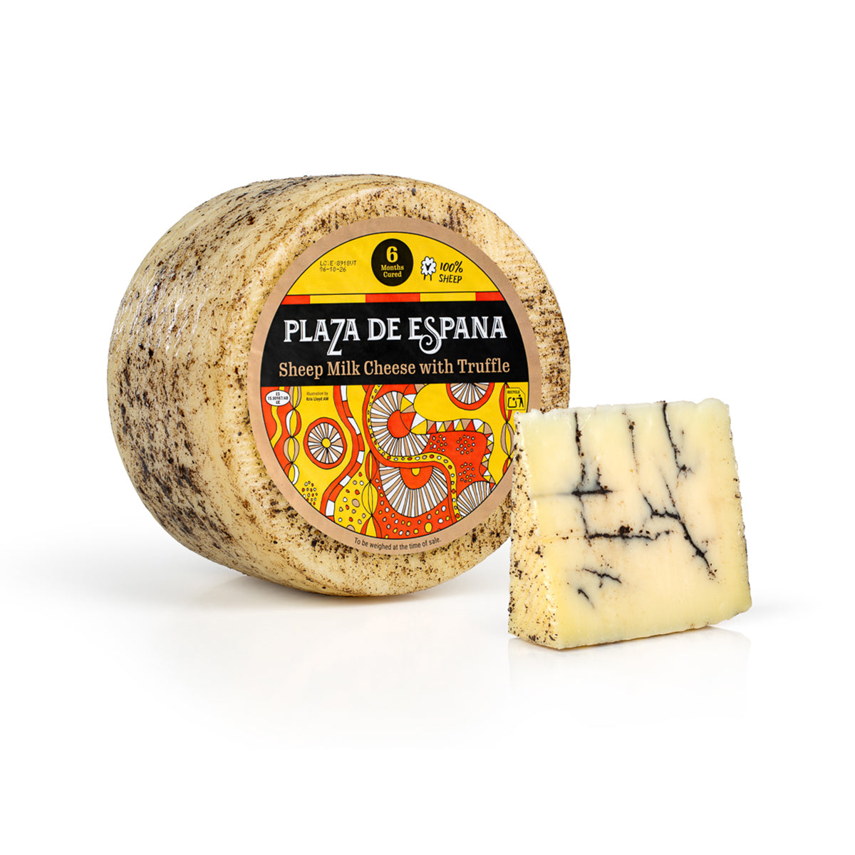 Wholesale Plaza De Espana Sheep Cheese W/Truf- Bulk