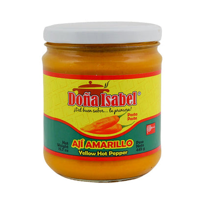 Wholesale Dona Isabel Yellow Hot Pepper Paste 15.7oz- Bulk