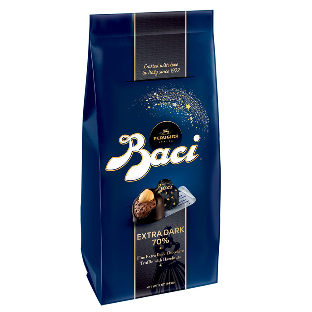Wholesale Perugina Case 70% Extra Dark Chocolate Baci Bag- Bulk