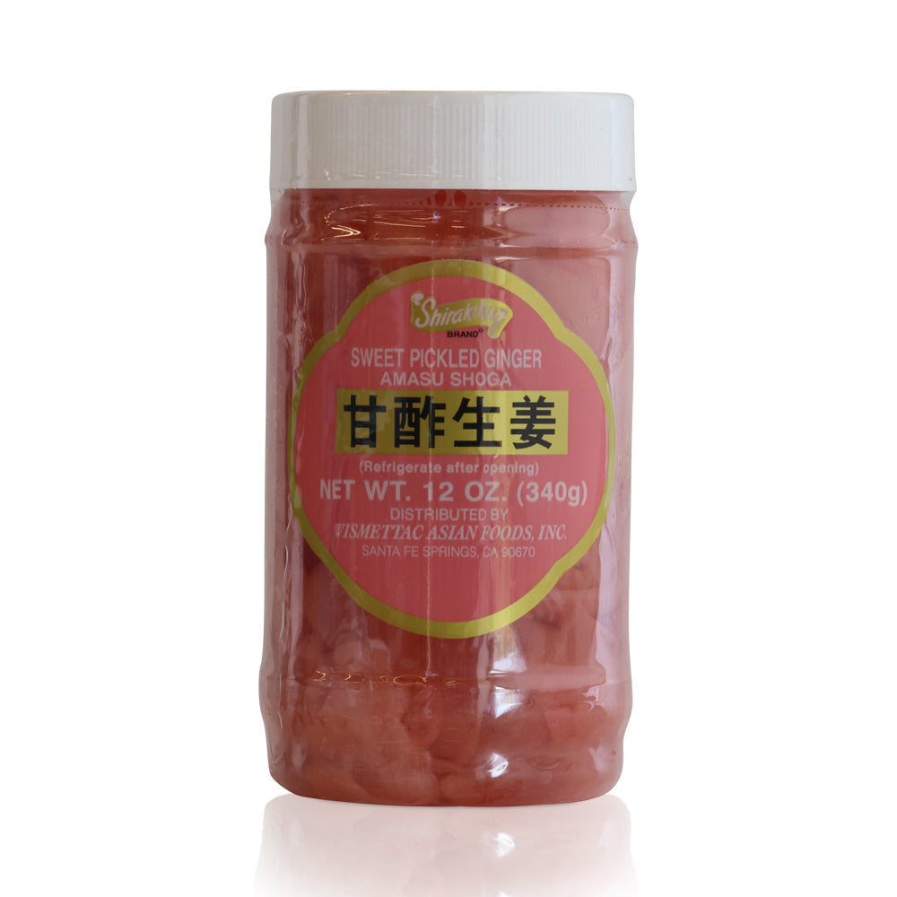 Wholesale Shirakiku Sweet Pink Pickled Ginger | 12 oz- Bulk