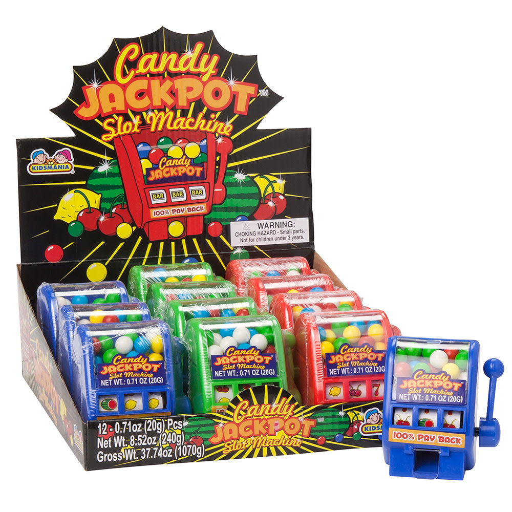Wholesale Candy Jackpot Slot Machine Candy Dispenser- Bulk