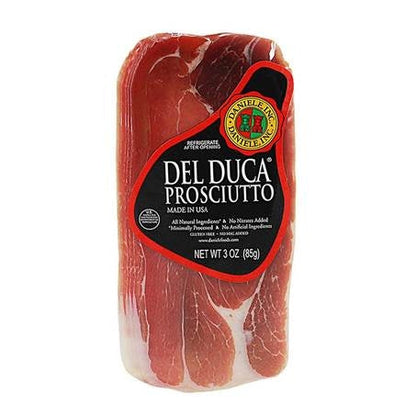 Wholesale Del Duca Sliced Prosciutto | 3 oz- Bulk