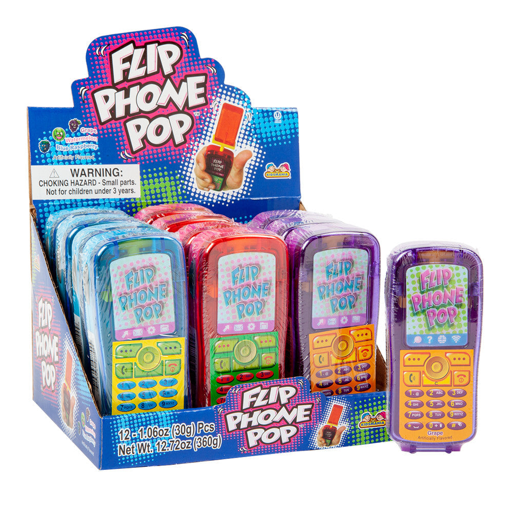 Wholesale Kidsmania Flip Phone Pop- Bulk
