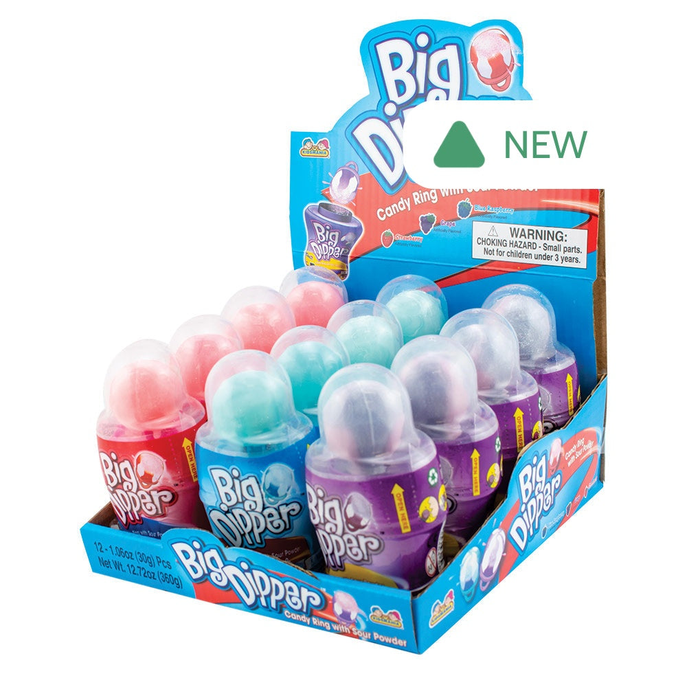 Wholesale Big Dipper Candy Ring With Sour Powder 1.06 Oz- Bulk