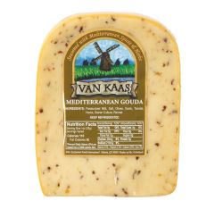 Wholesale Van Kaas Mediterranean Herbs Gouda Wedge 10 Lb- Bulk