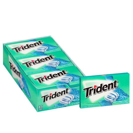 Wholesale Trident Minty Sweet Gum- Bulk