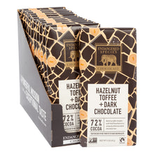 Wholesale Endangered Species Dark Chocolate With Hazelnut Toffee 3 Oz Bar- Bulk