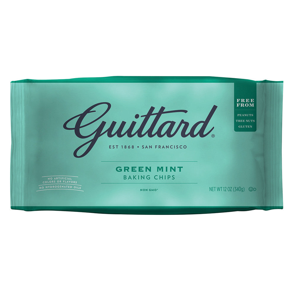 Wholesale Guittard Baking Chips Green Mint 12 Oz *Sf Dc Only*- Bulk
