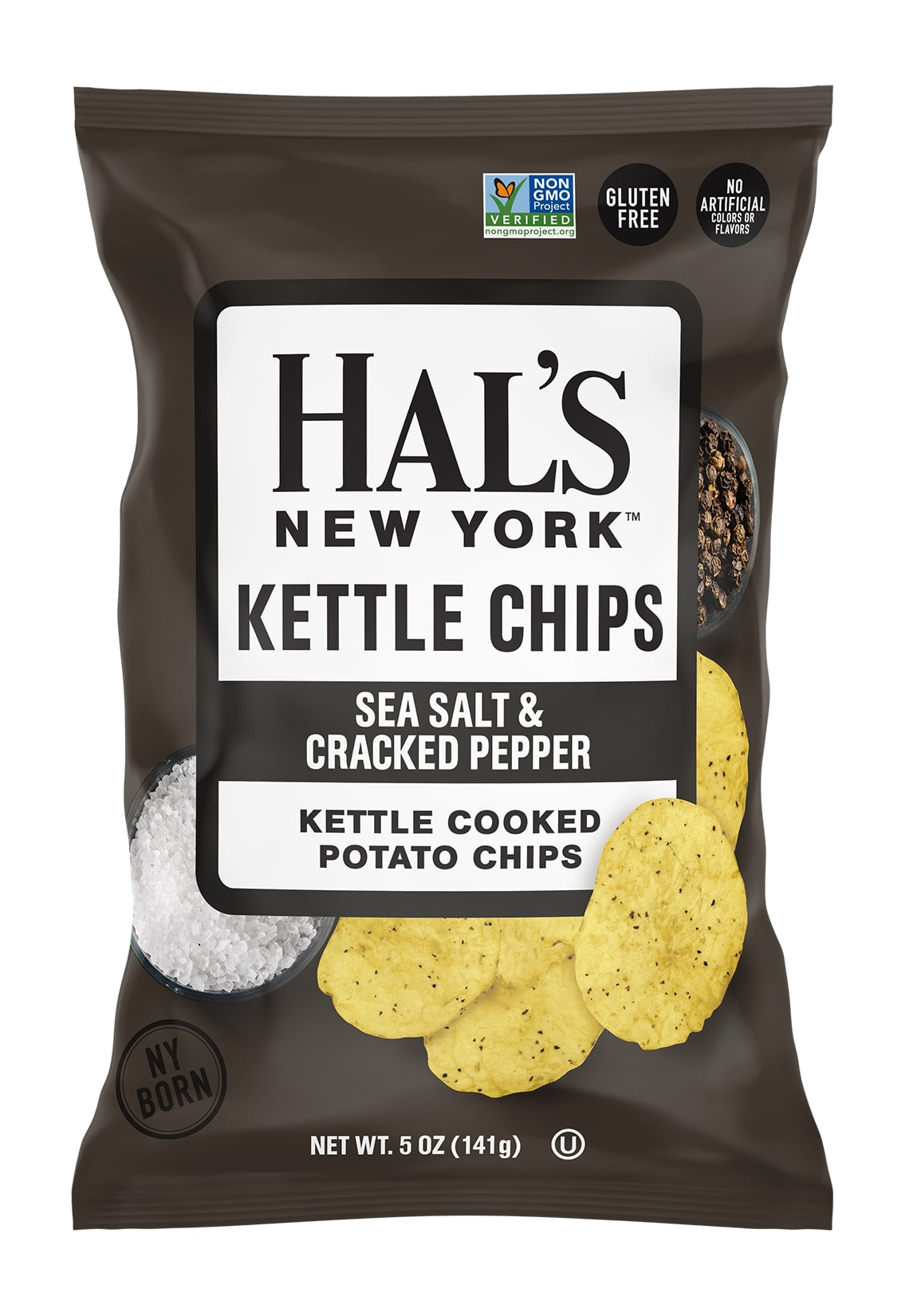 Wholesale Hals Ny Chips 12/Large Sea Salt & Cracked Pepper- Bulk