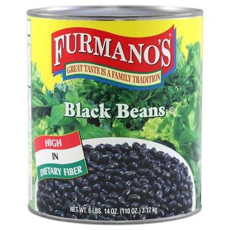 Wholesale Furmanos Case Black Beans In Brine- Bulk