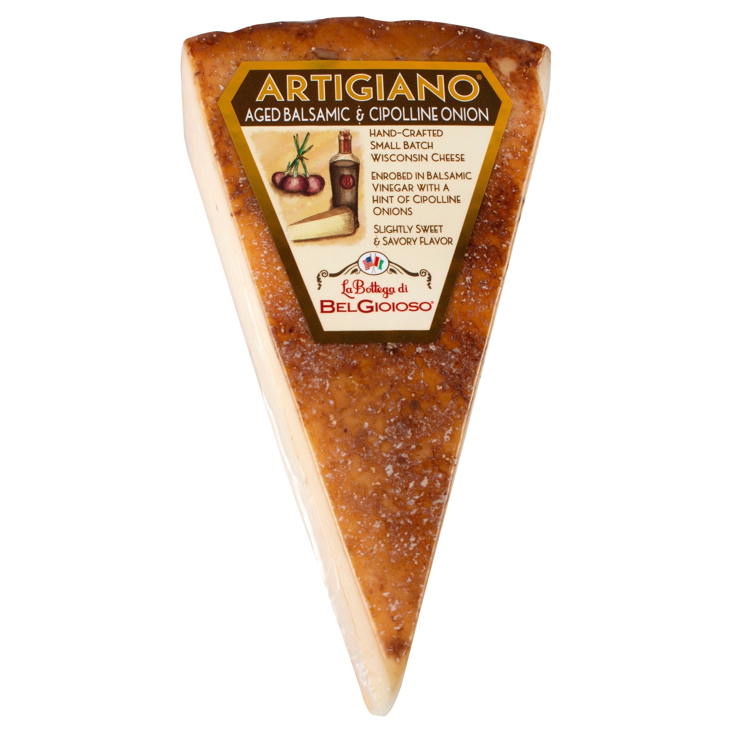 Wholesale La Bottega Case Artigiano Aged Balsamic & Cipolline Onion Cheese- Bulk