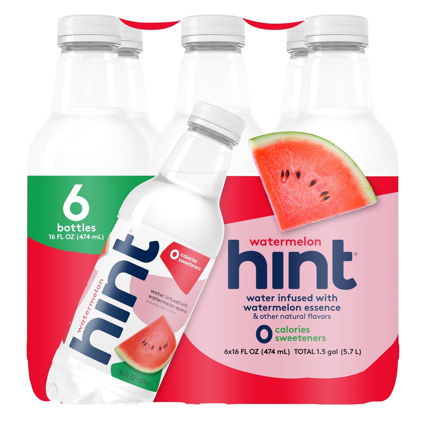 Wholesale Hint 4/6Pk 16Oz Watermelon- Bulk