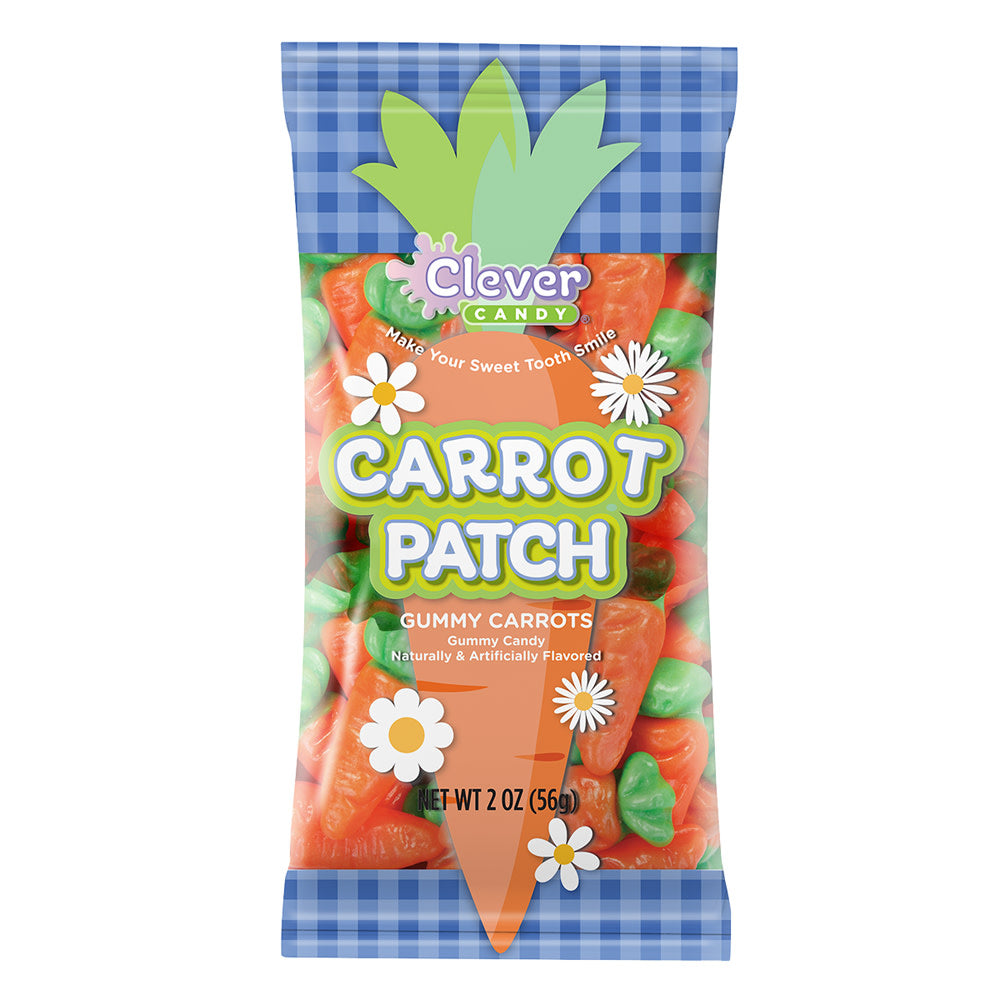 Wholesale Müttenberg Candy Carrot Patch Gummy Carrots 2 Oz Bag- Bulk