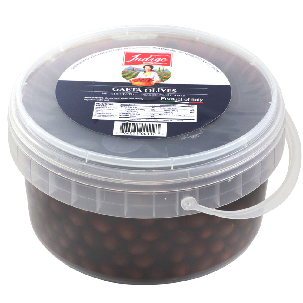 Wholesale Partanna Whole Italian Gaeta Olives | 5.51 lb d.w.- Bulk