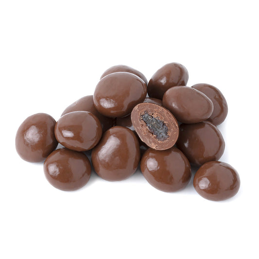 Wholesale BoxNCase Belgian Milk Chocolate Raisins- Bulk