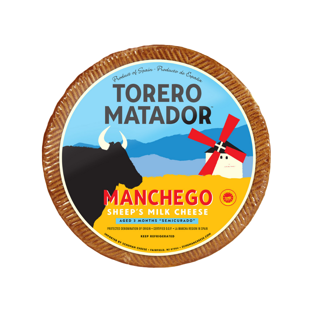 Wholesale El Pastor Case Manchego Cheese Wheel 3 Months- Bulk