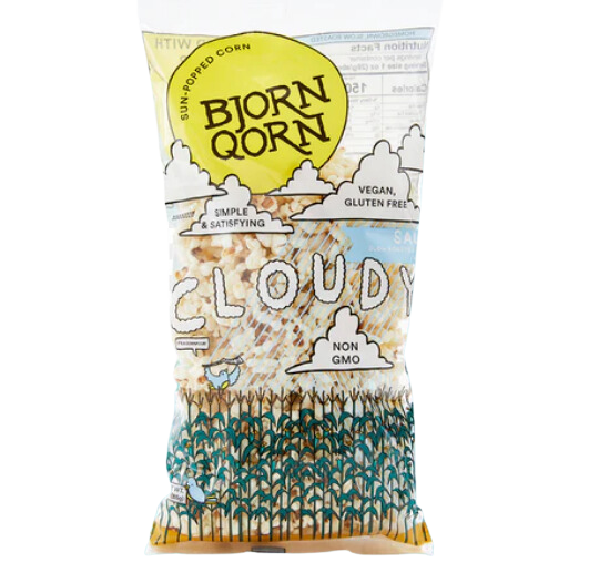 Wholesale Bjorn Qorn Cloudy Popcorn 3Oz- Bulk