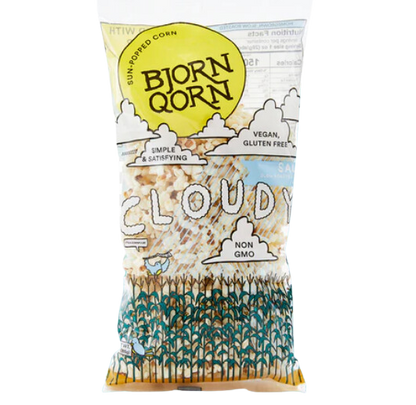 Wholesale Bjorn Qorn Cloudy Popcorn 3Oz- Bulk