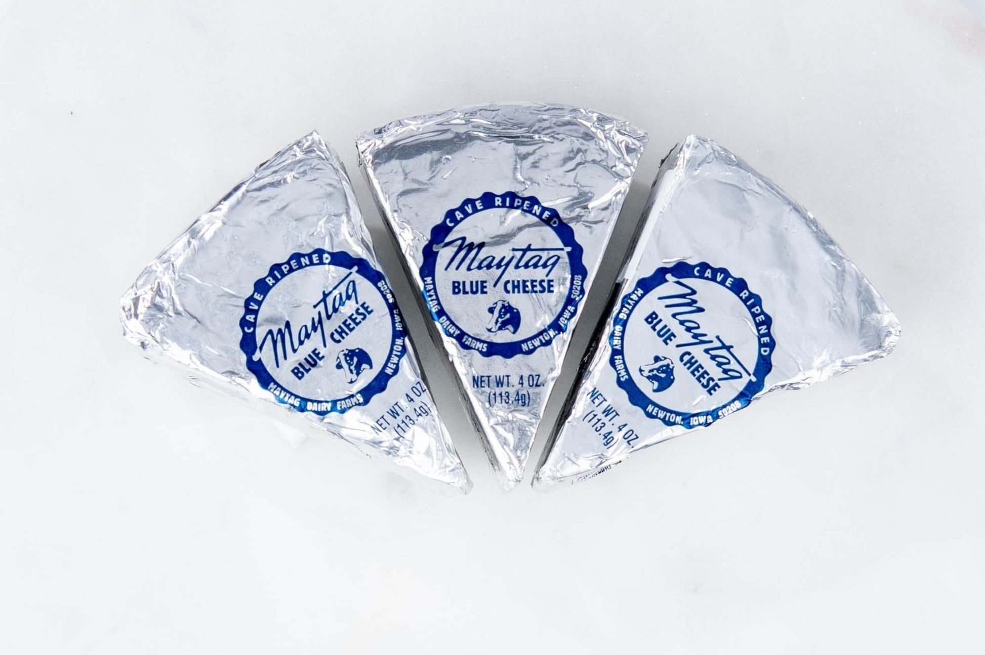 Wholesale Maytag Blue Cheese Exact Weight Wedge 4 oz- Bulk