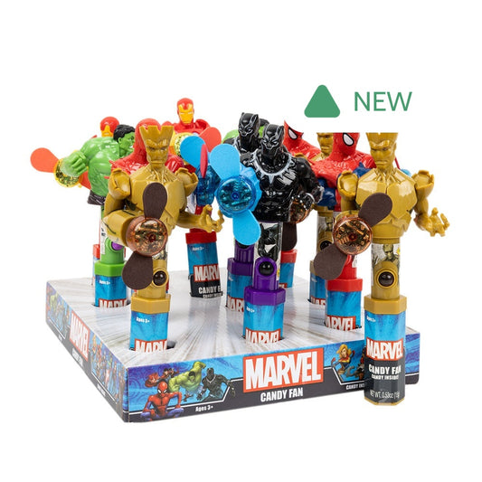 Wholesale Marvel Avengers Candy Fan 0.53 Oz- Bulk
