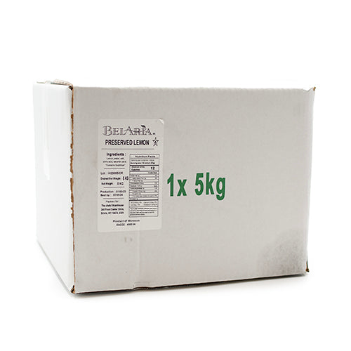 Wholesale BoxNCase Preserved Lemons 5kg- Bulk