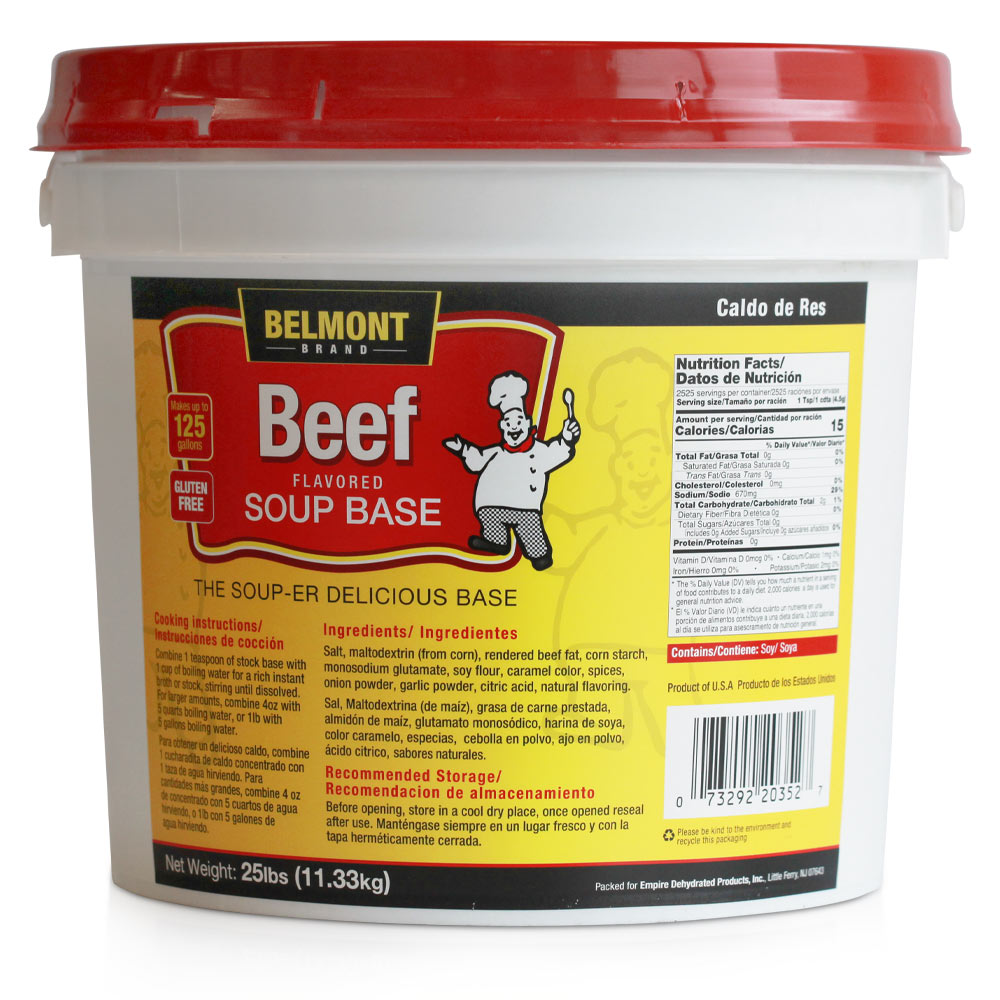 Wholesale Belmont Case Beef Base- Bulk